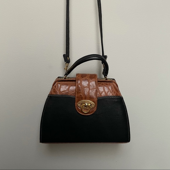 Vintage Top Handle Mini Crossbody Bag - Picture 2 of 8